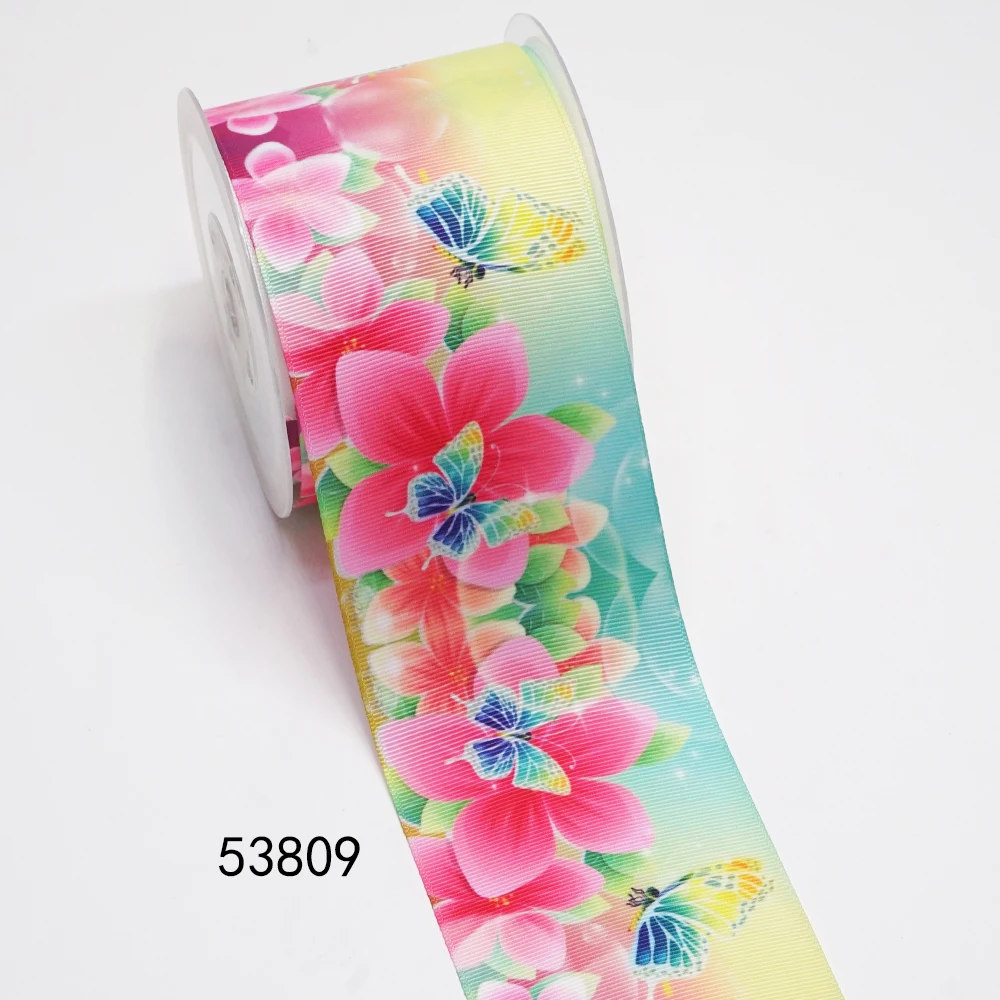 DIY Butterfly Printed Grosgrain Ribbon For Craft Supplies Sewing Accessories 5 Yards, Planar Resins Mold 10 Pieces. 53413