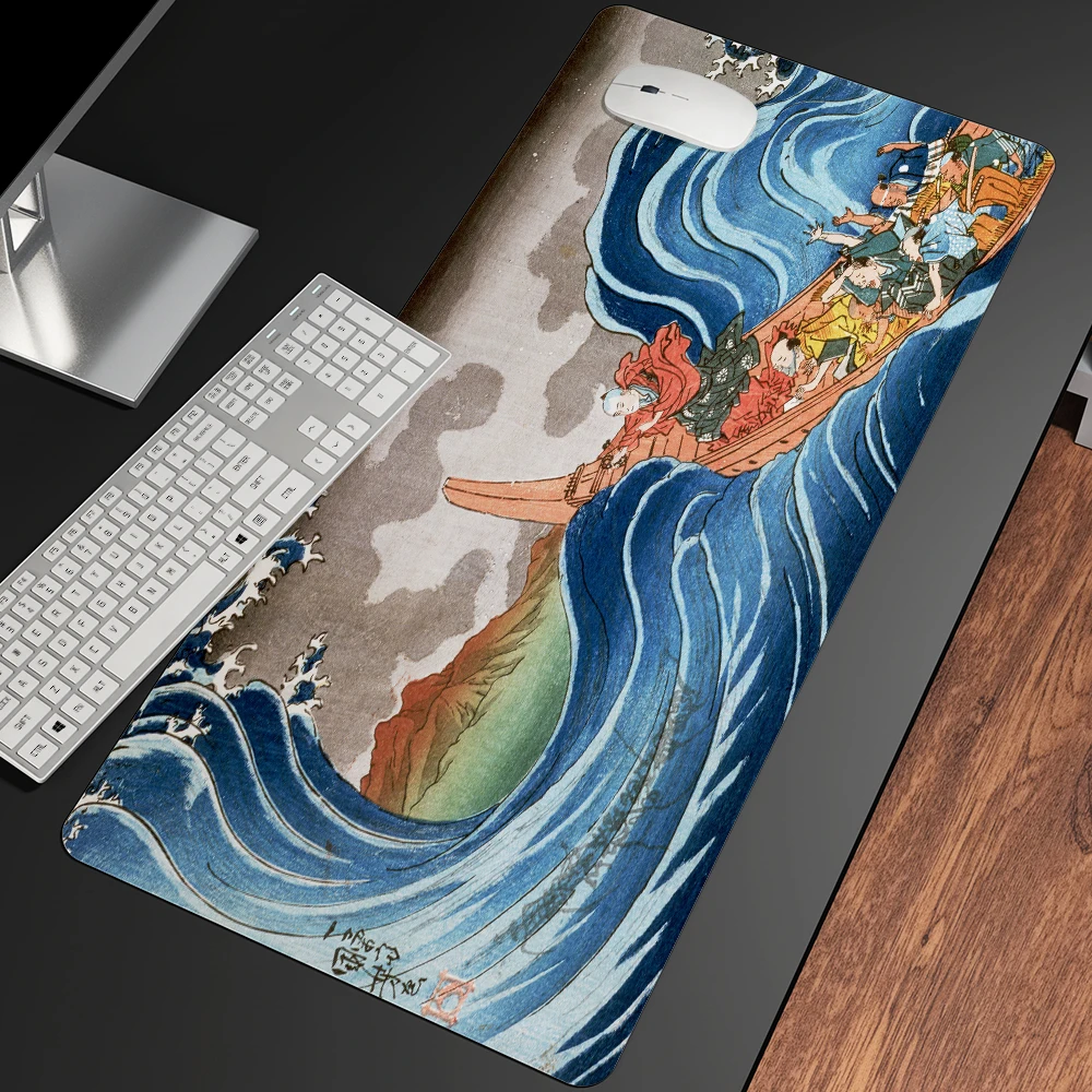 Japão Famoso Monte Fuji Anime Gaming Mouse Pad, Gamer Laptop Keyboard Mats, Jogando Jogo CSGO, 90x40cm, XXL