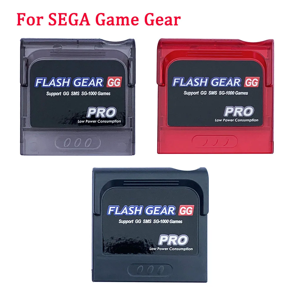 New Flash Gear Pro Game Cartridge Card for SEGA Game Gear with 8G full games sd card 1A low power version card