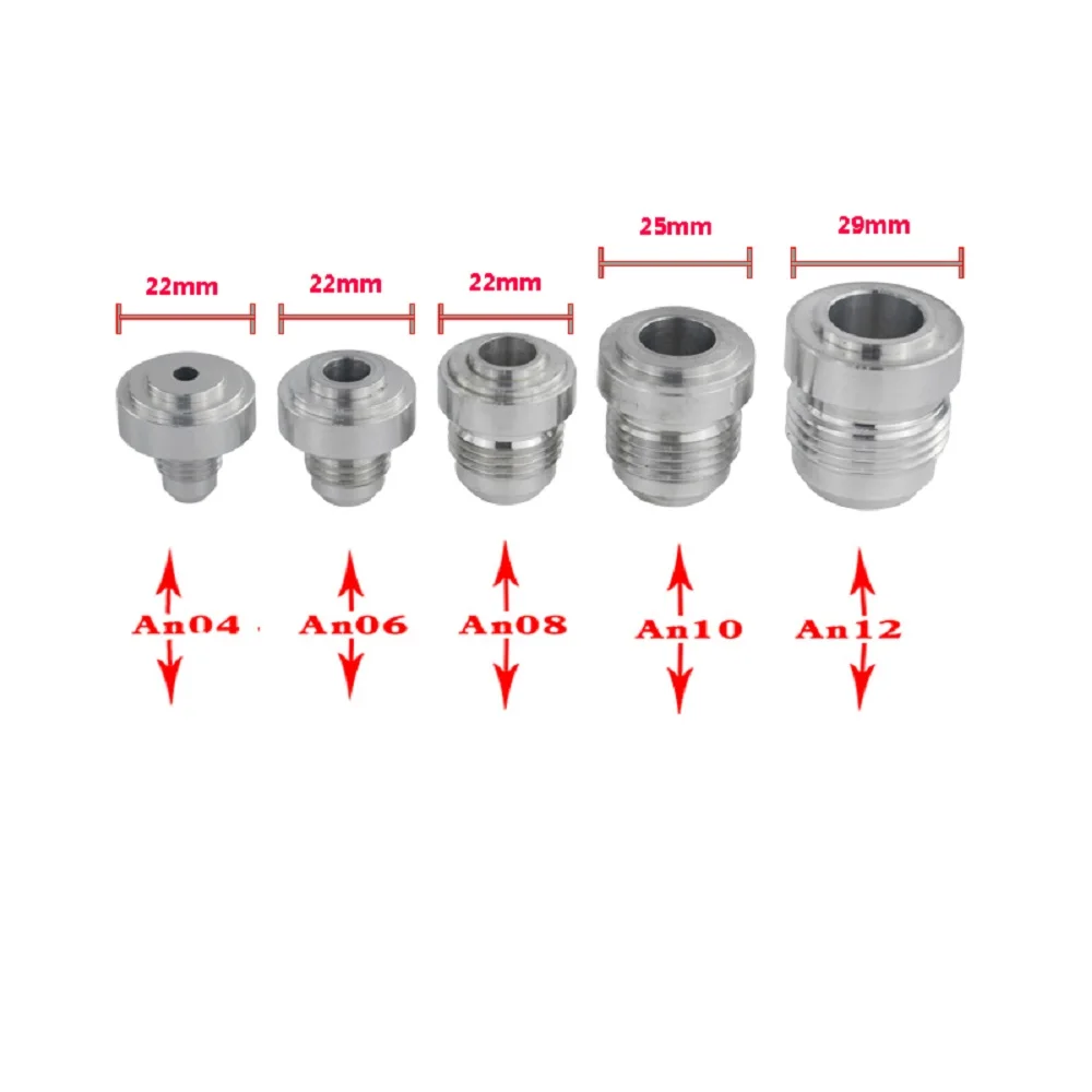 AN12 -AN Straight Male Weld Fitting Adapter Weld Bung Nitrous Hose Fitting