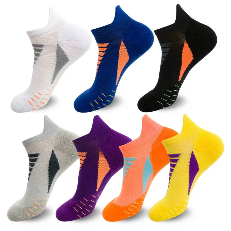 Chaussettes professionnelles en coton épais pour la pratique du sport,accessoire pour hommes qui évacue l'humidité et absorbe les chocs, pour le basket-ball et le tennis,