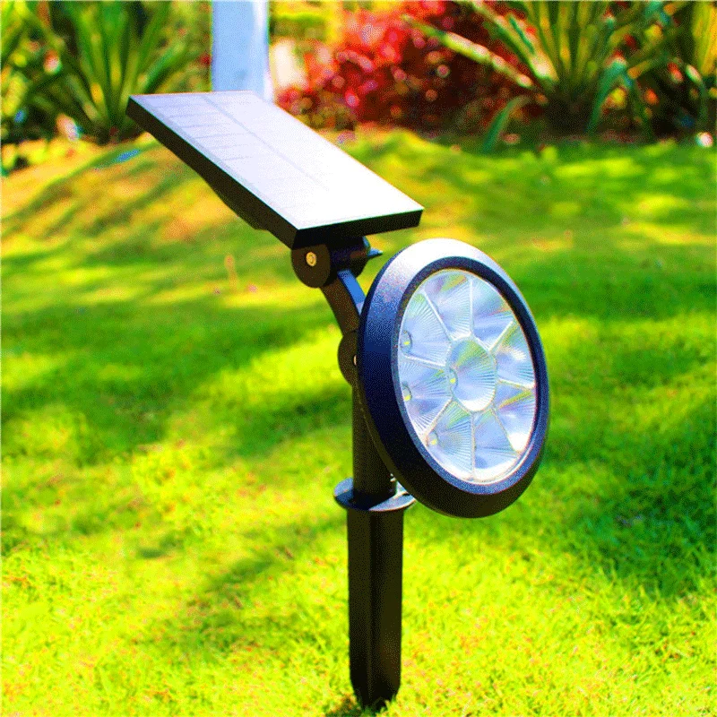 Imagem -06 - Luz Solar com Leds Muda de Cor Ser Fixa Energia Solar Lâmpada Enterrada Área Externa à Prova Dágua Luz Decorativa Jardim