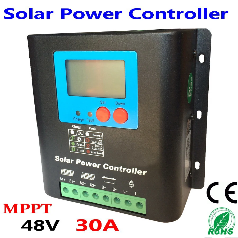 

48V 30A Intelligent 48V MPPT Solar Charge Controller for Solar power system solar power controller