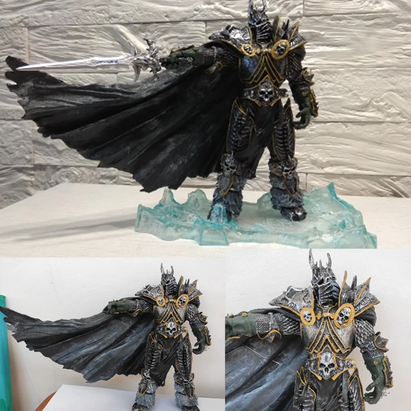 wow Lich King Arthas Action Figure Toy Doll Collectible Model Birthday Gift