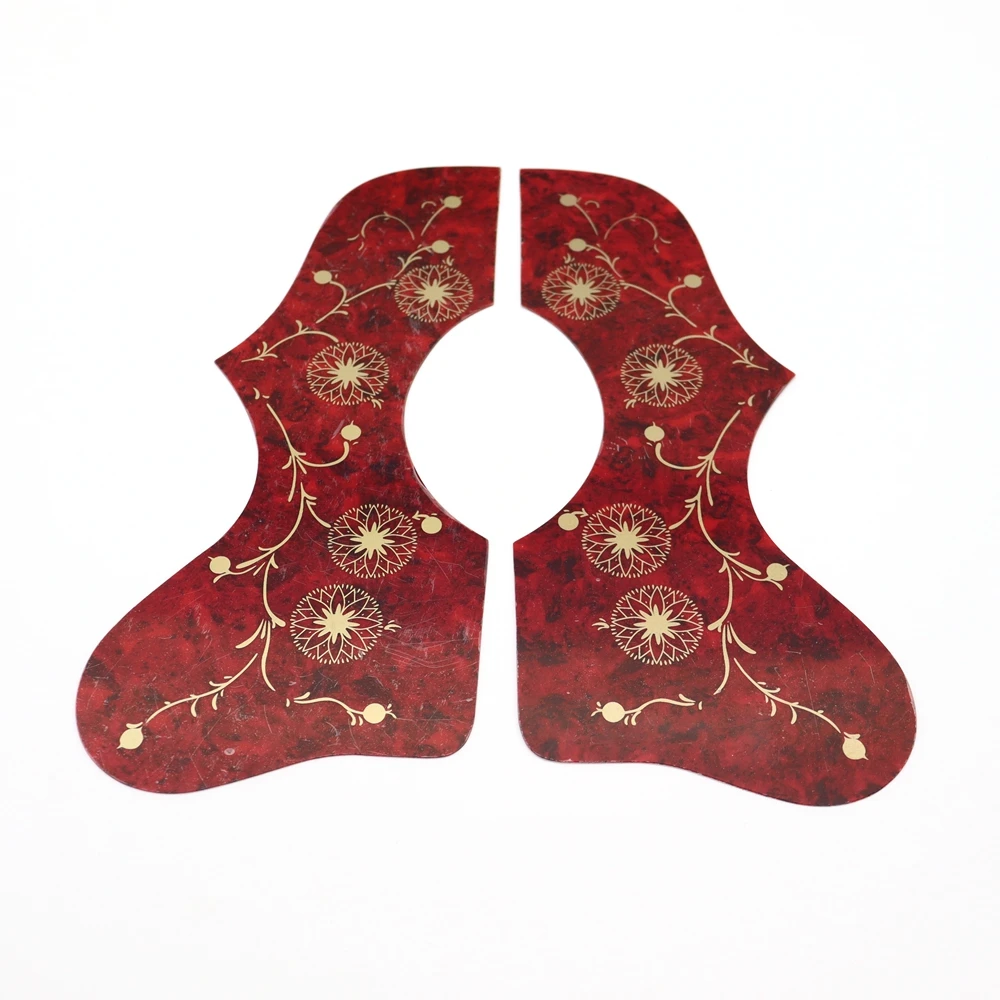 Left and Right handed Acoustic Guitar Pickguard Pick Guard Anti-scratch Plate For EJ200 With Gold Flower Bird 4 Colors