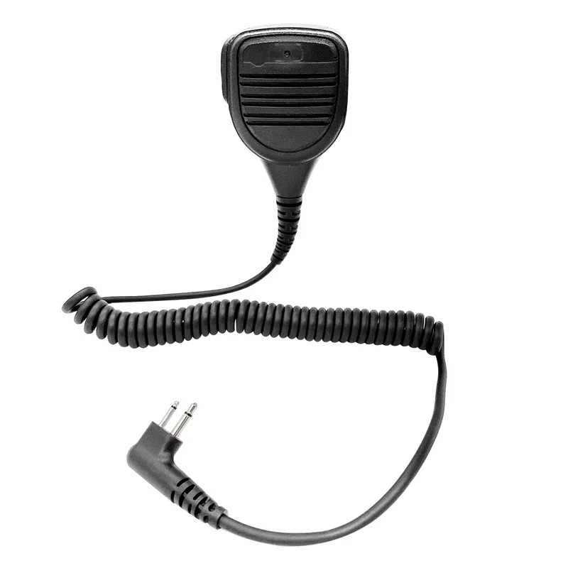 Remote Speaker Microphone with 3.5mm Audio Jack, Coiled Cord and Swivel Clip, Intrinsically Safe