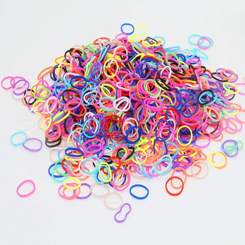 100pcs Pet Dog Grooming Rubber Band Pet Accessories Colorful Pet Supplies Elastic Pet Hair Product Hairpin Hair Accessory