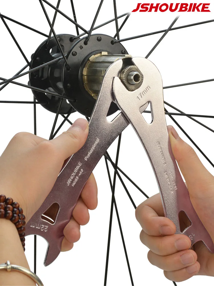 AliExpress JSHOU BIKE JSHOUBIKE 13/14/15/16/17/18/19/20/21/22/23/24mm Bicycle DrumHeadset open-end wrench iightweight hardened for Shimano SRAM MTB