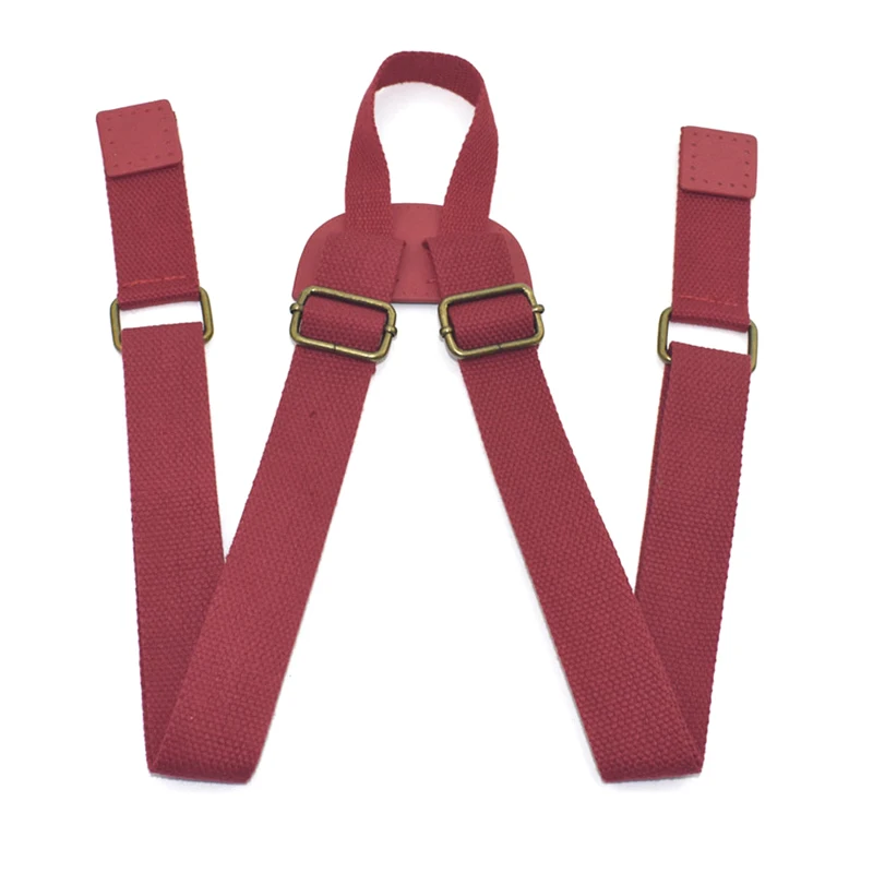 Adjustable Backpack Strap Black Durable Canvas Replacement Shoulder Strap Rucksack School Book Bag Leather Belt Accessories