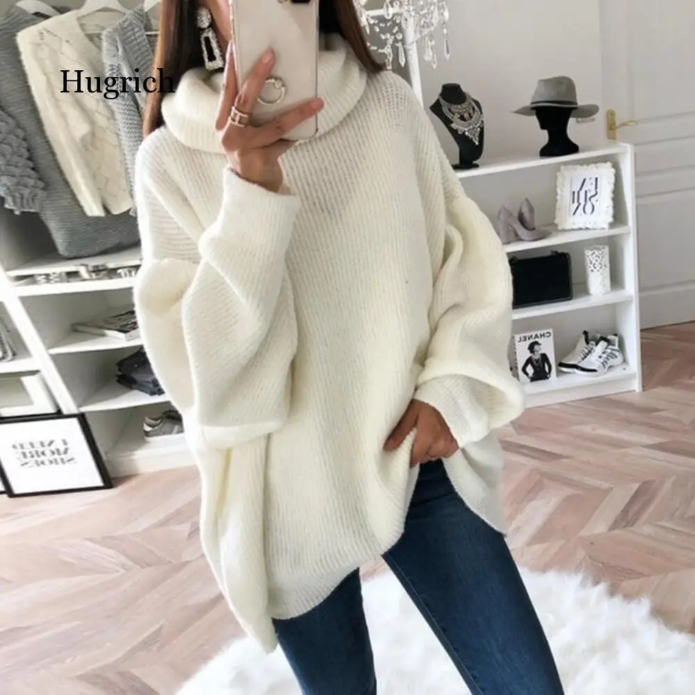 Women Casual Sweater Loose Turtleneck Sweater Women Knitwear Long Sleeve Female Autumn Pull Jumpers