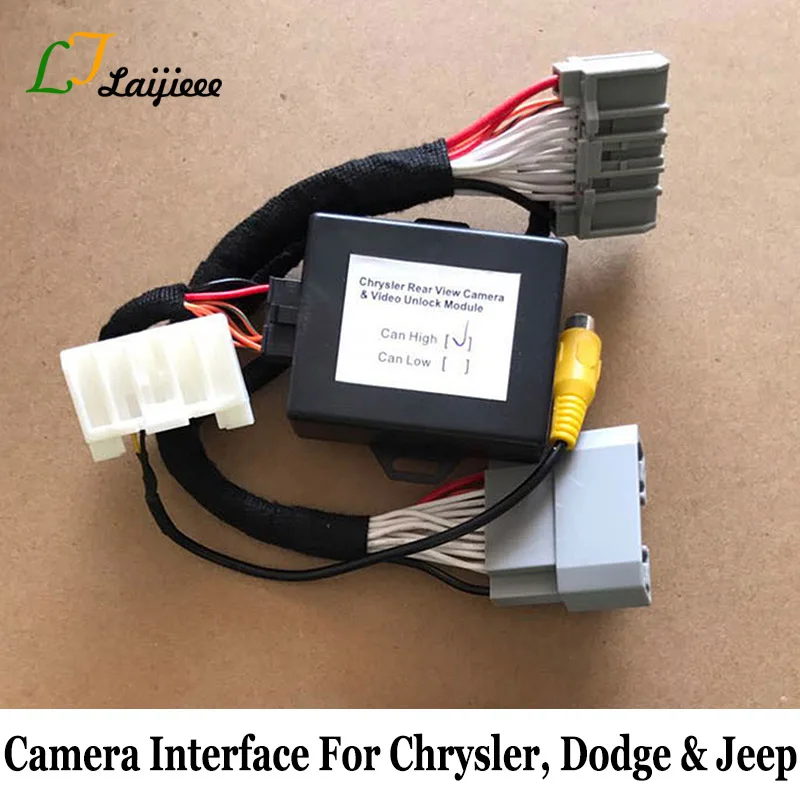 

Reverse Camera Interface For Jeep Chrysler Dodge With MYGIG Navigation/ For Rearview Camera Update Reversing Image Of 7'' Screen