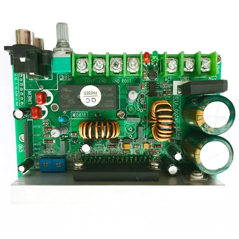 Automobile power amplifier board dual channel high power digital power amplifier board ta2022 chip 70W