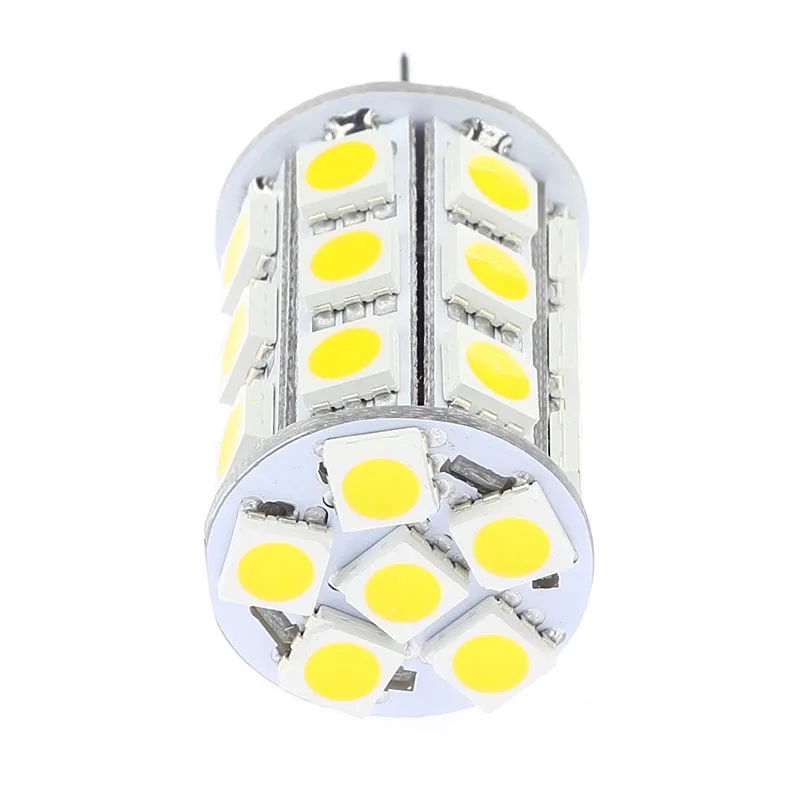 

27Led Marine G4 Light Lamp 5050SMD Led As Light Source Replace Halogen 35W 12VAC&12VDC&24VDC 540-594LM 1pcs/lot