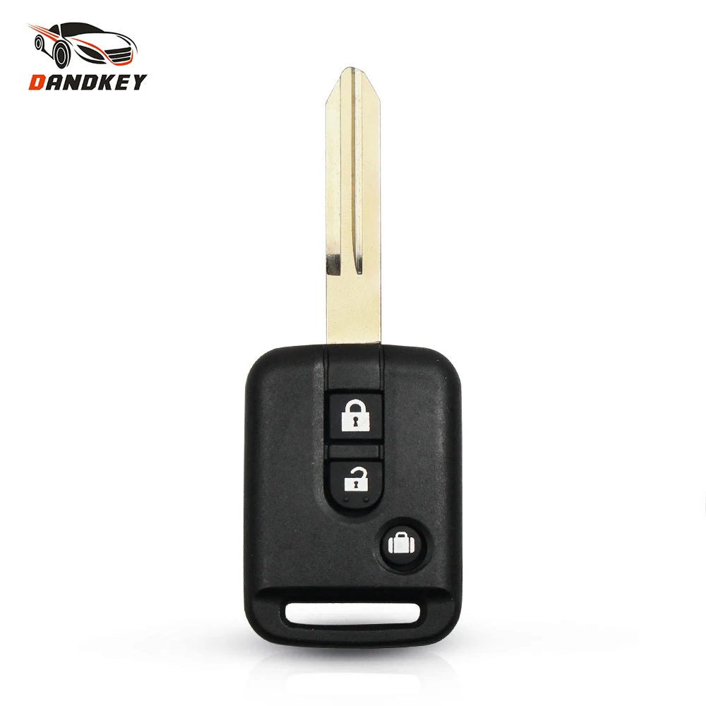 Dandkey For Nissan Replacement Remote Key Case Shell For Nissan Micra 350Z Pathfinder Navara Car 3 Button Auto Key Cover Fob