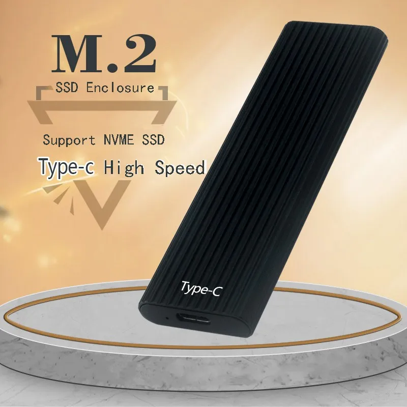 

H1111Z M2 SSD Case NVME SSD Enclosure M.2 to USB Type C Aluminum Hard Drive Enclosure for NVME PCIE M Key SSD Disk NVME SSD Box
