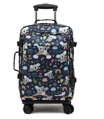 20 Inch Women Travel Luggage backpack bag cabin size travel trolley bag rolling luggag for women Wheeled Backpacks Carry-on Bags