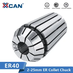 XCAN Spring Collet CNC Lathe ER40 Collet Chuck 4.0-25.0mm Spring Collet Clamp Tool Holder For CNC Machine Milling Lathe Tool