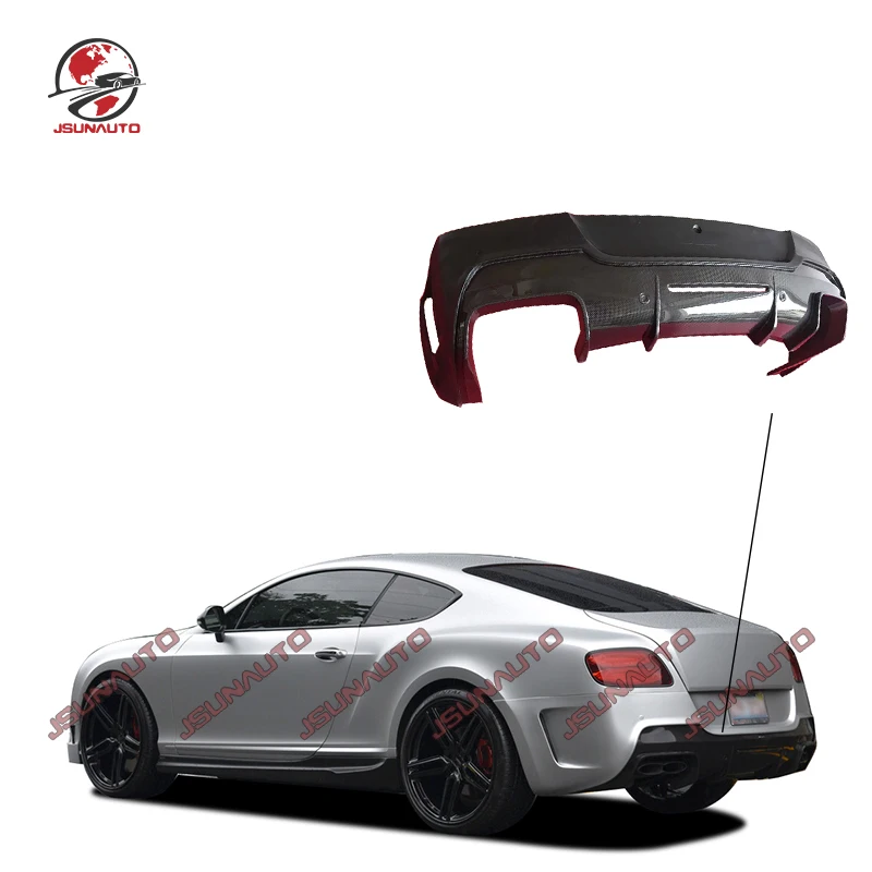 

Carbon FiberRear Bumper For Bentley Continental GT 2012-2015 V Style Body Kit Auto Carbon Parts