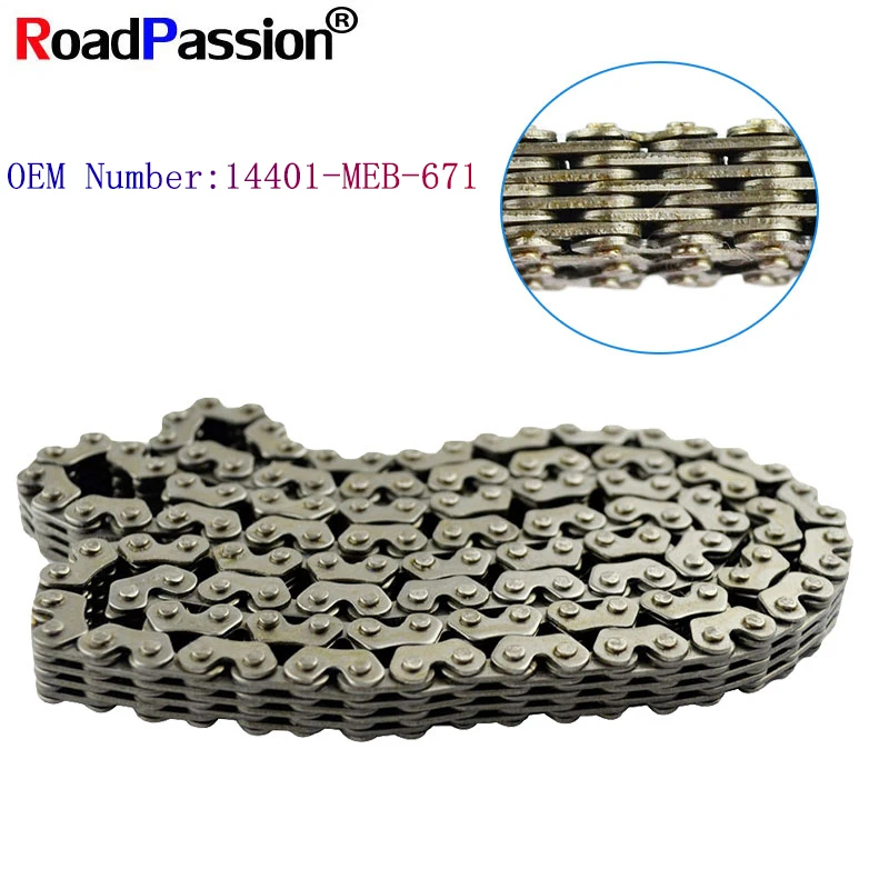 Motorbike Motorcycle Engine Accessories Cam Timing Chain 112 Links For HONDA 14401-MEB-671 CB650SC CB650C TRX450R TRX450ER