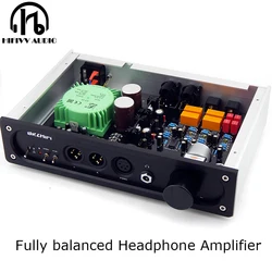HIFI headphone amplifier of Full XLR Output Input Low Distortion Ear Amplifier class A Headset 6.35MM Balanced Headphone Amp