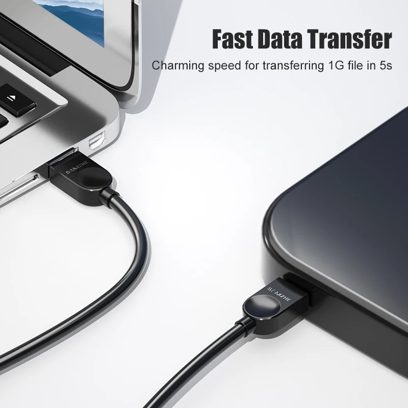 SAMZHE USB to USB 3.0 Extension Cable Male to Male 2.0 Extend Cable For PC TV PS4 Computer Laptop Extender