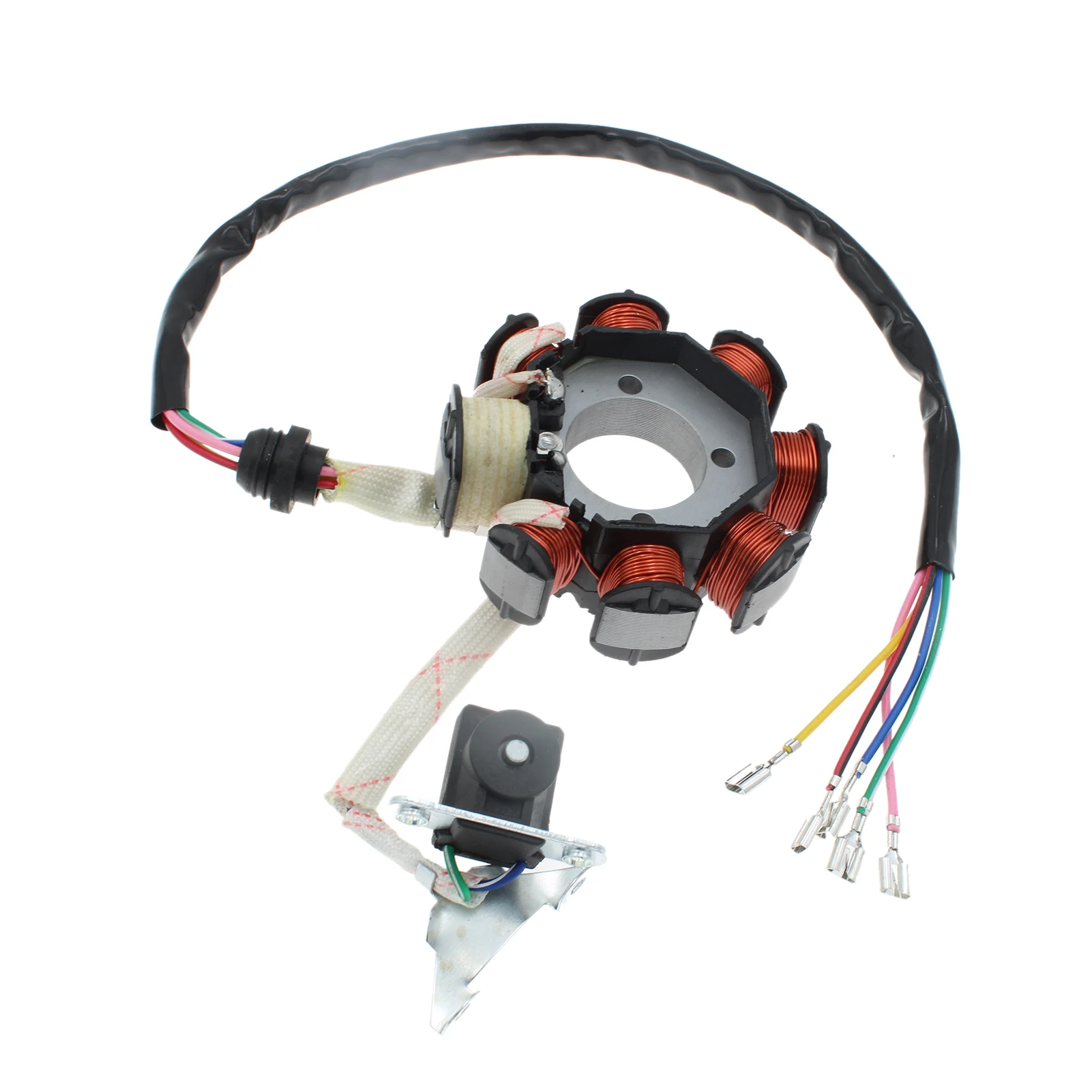 8 Pole  Coil AC Ignition  Magneto Stator Fit For CG 125cc 150cc 250CC Quad ATV  Go Kart Scooter  Dirt Bike