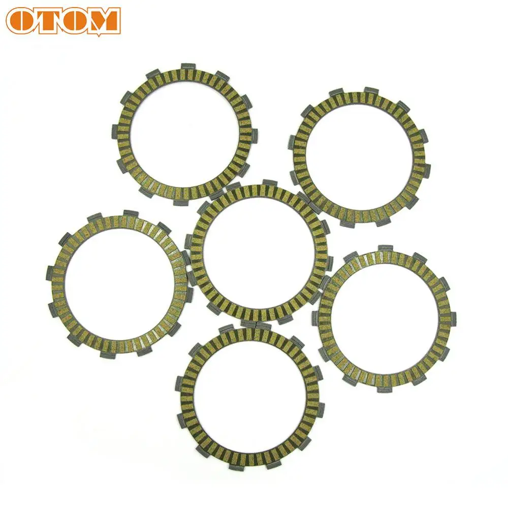 OTOM 6pcs Motorcycle Engine Parts Clutch Friction Plates Kit 3XJ-16321-00 For YAMAHA XT250 2014-2020 XT250X 2008-2017