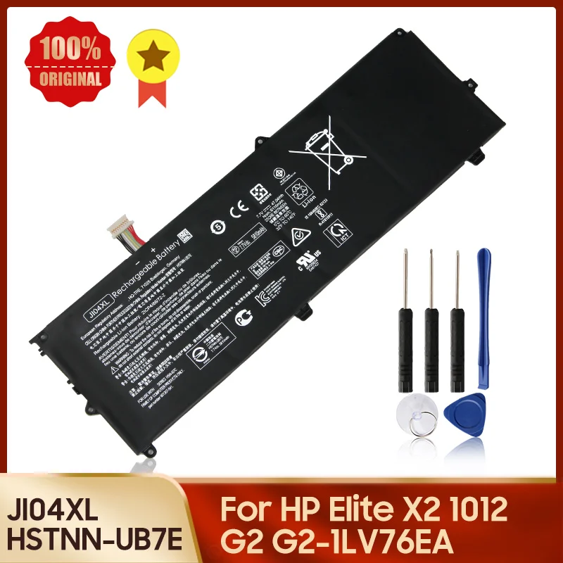 

Replacement Battery JI04XL HSTNN-UB7E for HP Elite X2 1012 G2 G2-1LV76EA New Battery 6110mAh +tools