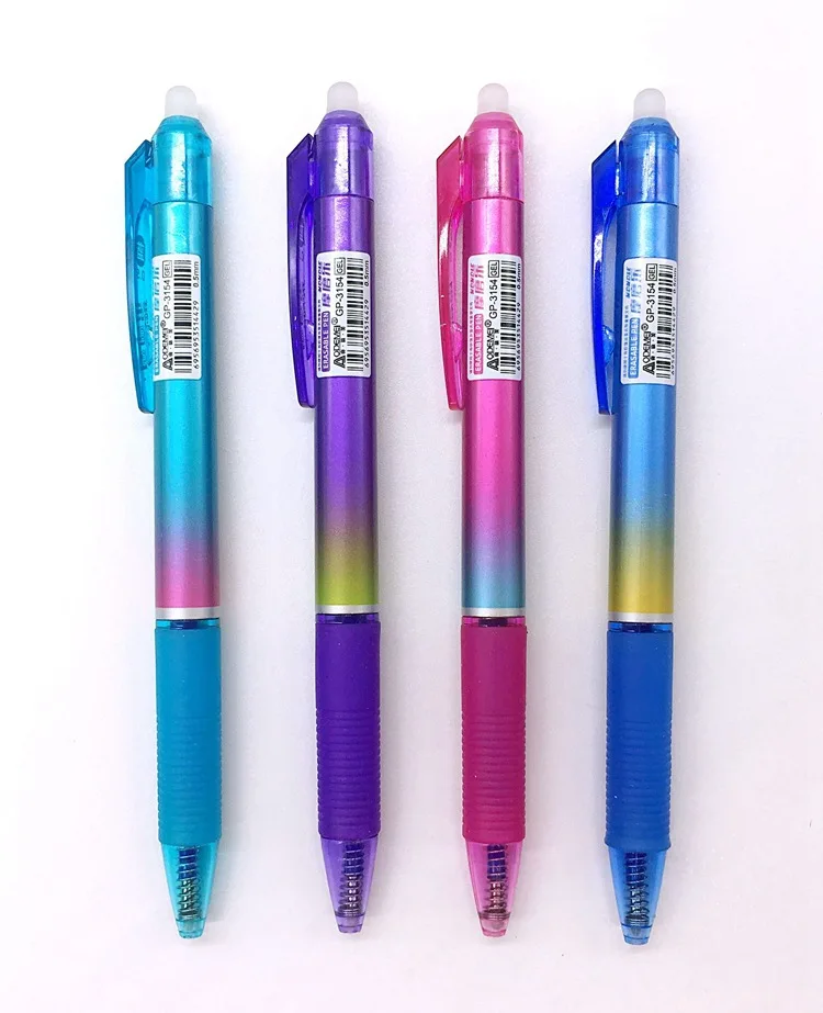 Rewritable Can Be Filled with 0.5 Mm Bullet Refills Fine Gradient Magic Pen Writing Supplies Office Learning Stationery Material