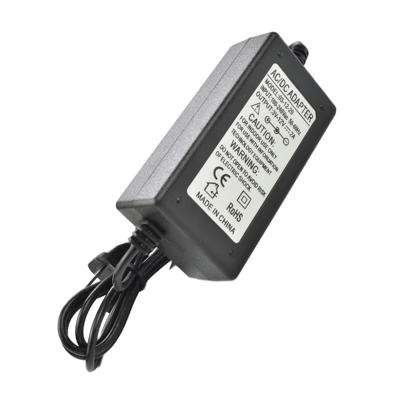 

220V Power Converter 12 Volt 2A Adapter Micro DC Deceleration Low Speed Motor Switch Accessories Large Torque Switch Accessories