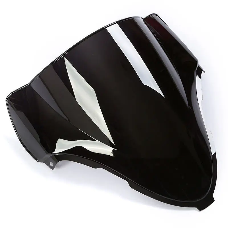 Motorcycle Black Double Bubble Windscreen Windshield Screen ABS Shield Fit For Suzuki Hayabusa GSX1300R GSXR1300 1999-2007