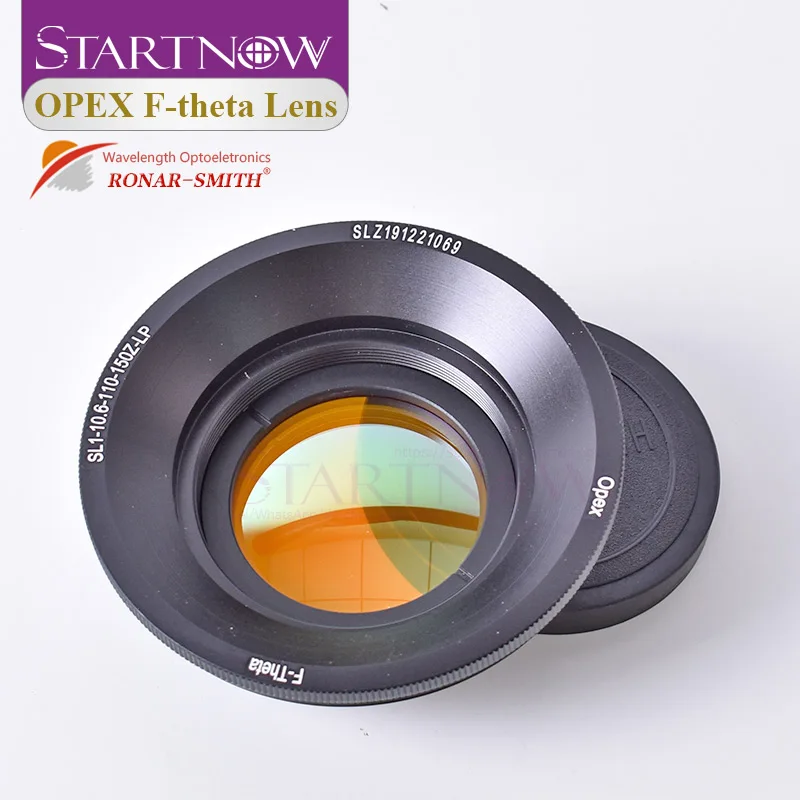 Startnow 10.6um F-theta Field Scan Lens 110X110 140X140 175X175 ZnSe CO2 Focus Lens Thread M85mm For Laser Marking Machine