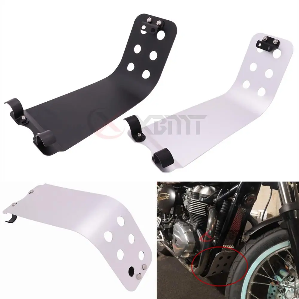 

Motorcycle Engine Guard Bash Skid Plate For Triumph Bonneville T100 T214 SE T120 Thruxton 900 Scrambler 900 Steve Mcqueen