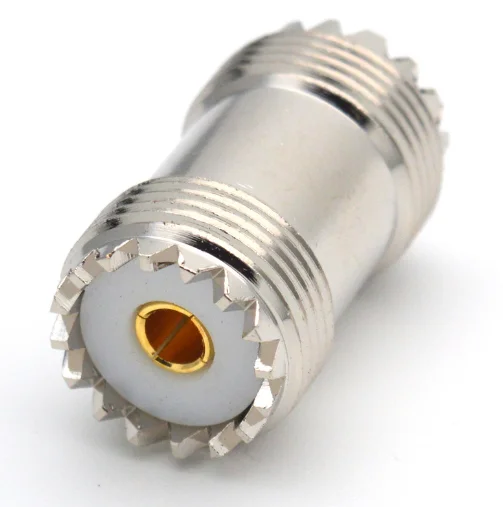 1Pc Uhf Vrouwelijke Zo-239 Jack Naar Uhf Vrouwelijke SO239 Rf Adapter Connectors