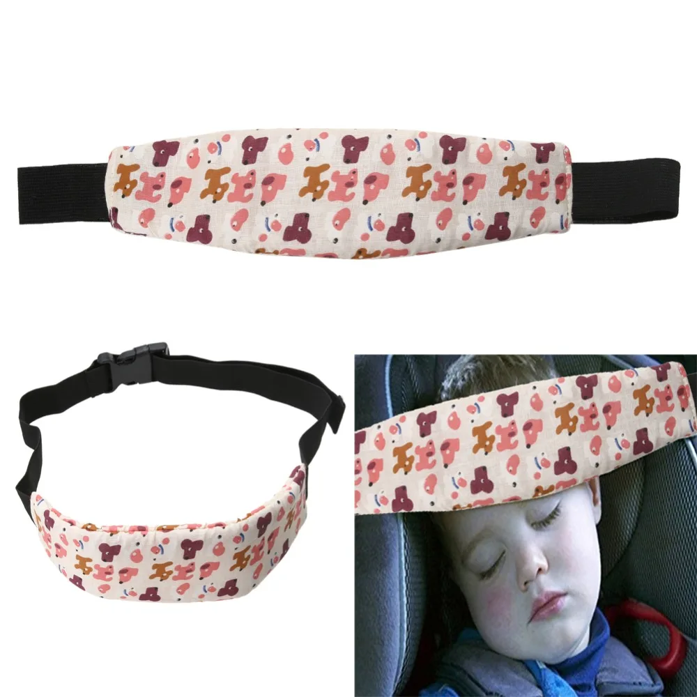 Infant Car Seat Head Restraint Child Safety Belt Head Support Fixed Auxiliary Belt Adjustable Baby Sleep Fence Safety Pillow