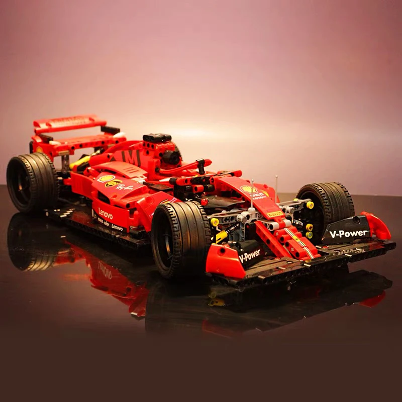 High-tech Series Moc Simulation F1 Racing Car Building Blocks Brick Sport Vehicle Model Toys For Children Christmas Gifts