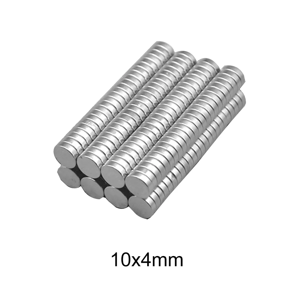 10~200PCS 10x4 mm Super Strong Neodymium Magnet disc 10mm x 4mm Powerful Magnets 10x4mm Permanent Small Round Magnet 10*4 mm