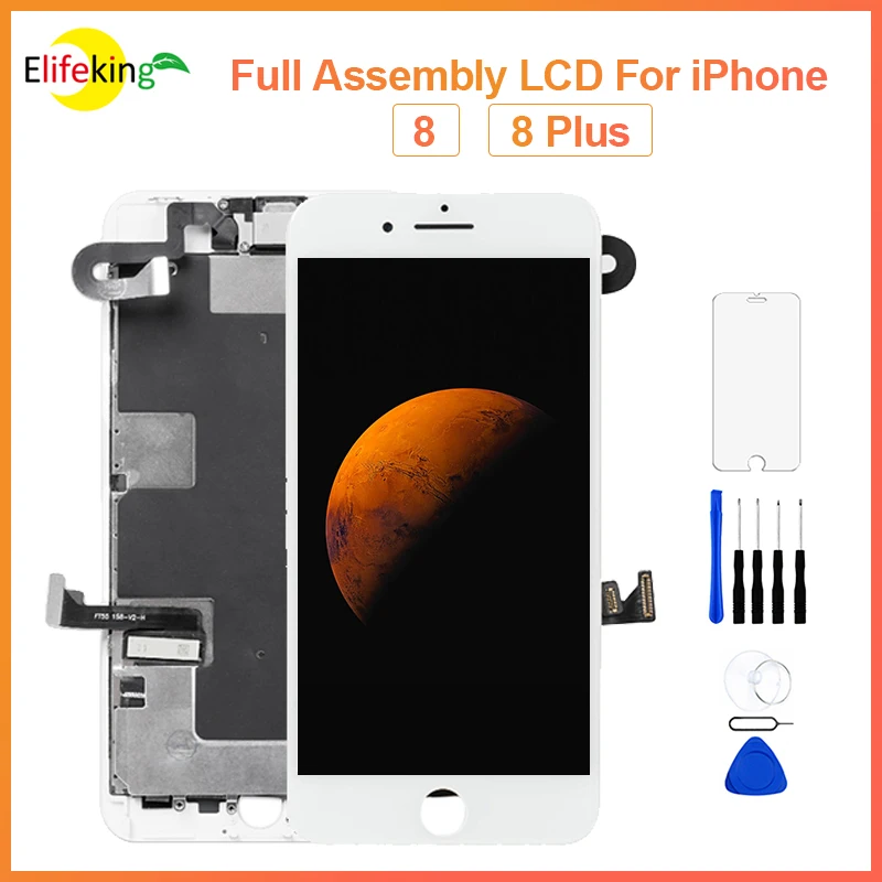 

Grade AAA Full Assembly Display For iPhone 8 8 Plus LCD Complete Set Touch Screen Digitizer Replacement Pantalla +Front Camera