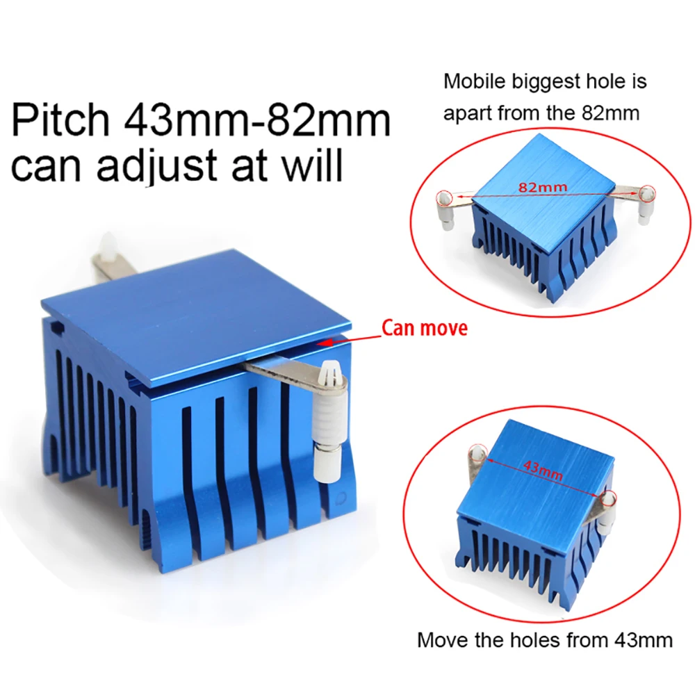 1Pcs DIY Aluminium Northbridge Heatsink Cooler Motherboard Radiator with 40mm Fan 12V 40x40x10mm 40x40x20mm Cooling Fan