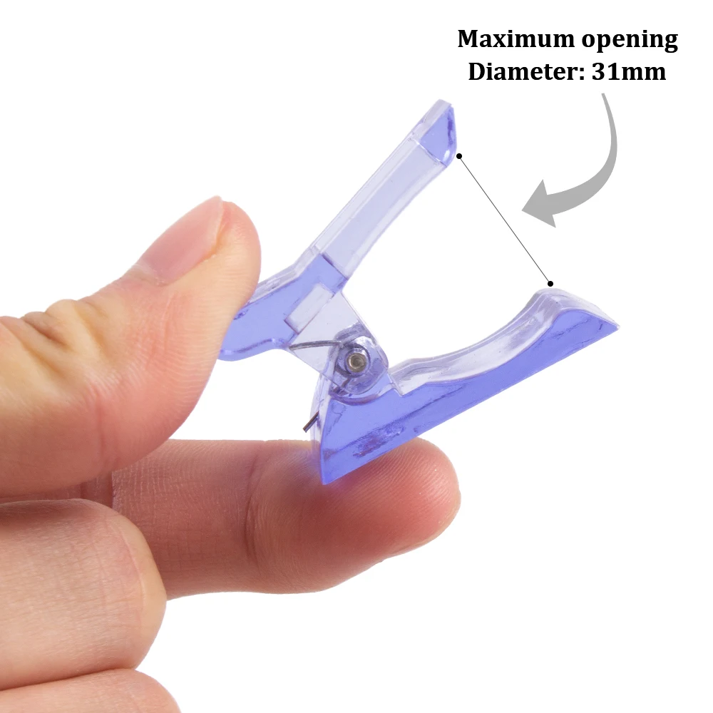 10Pcs Acryl Nail Clip Transparante Gel Quick Building Nail Tips Clips Vingernagel Extension Uv Klemmen Manicure Builder Gereedschap