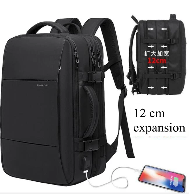 KAKA USB charge Travel Bag Backpack For Men Backpack Bag Luggage bags Travel Backpack Multi Function 15.6 inch Laptop backpack