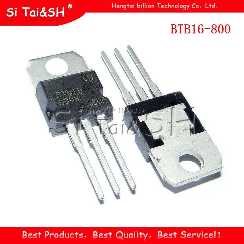 10pcs BTB16-800B TO-220 BTB16 800V 16A TO220 bidirectional thyristor new original