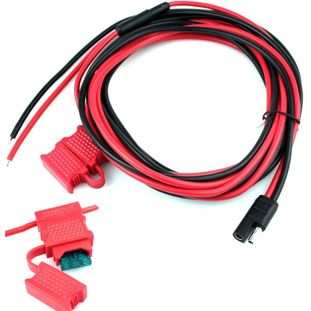 10xDC Power Supply Cable Cord For Motorola MCX760 MCX780 M10 M120 M130 M208 M1225LS M216 M1225 Maxtrac Radio Accessories