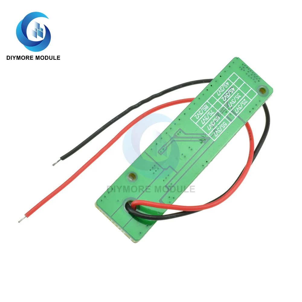 BMS 1S 2S 3S 4S 5S 6S 7S Lithium LiFePO4 Battery Capacity Test Power Level Indicator LED Light Display For Electric Tool Charge