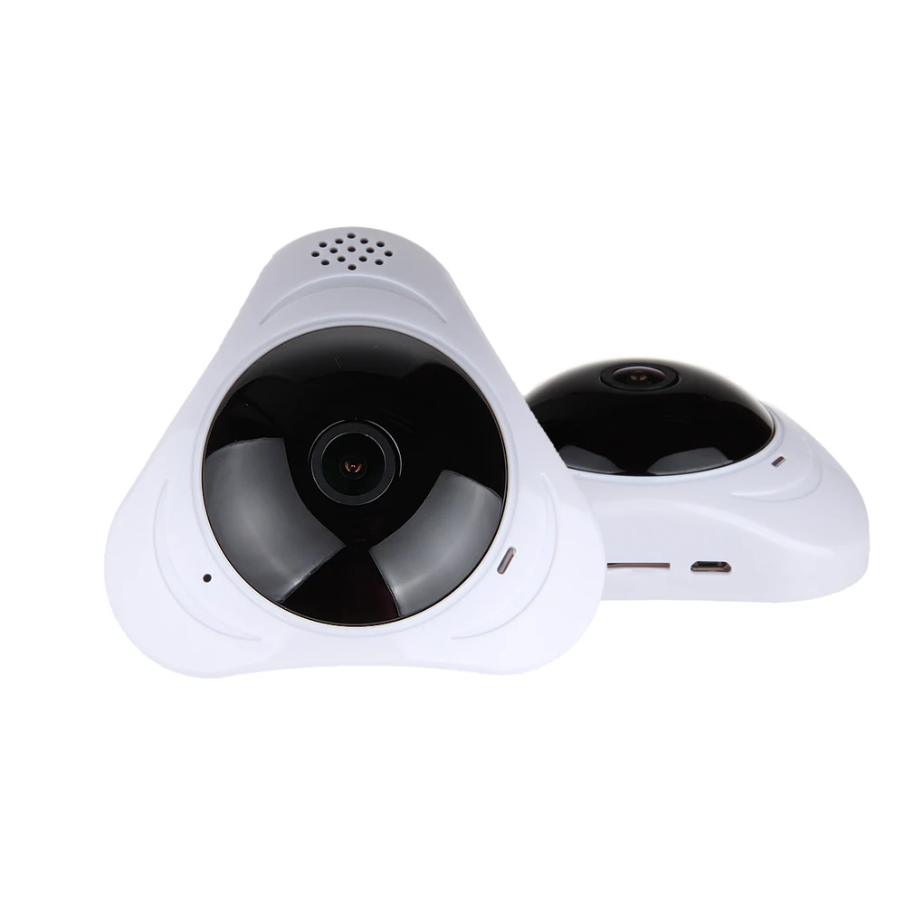 OUERTECH Full View WIFI 3MP 360 Degree Two Way Audio Panoramic Fisheye WIFI Smart  Camera  Baby Motion Security Surveillance