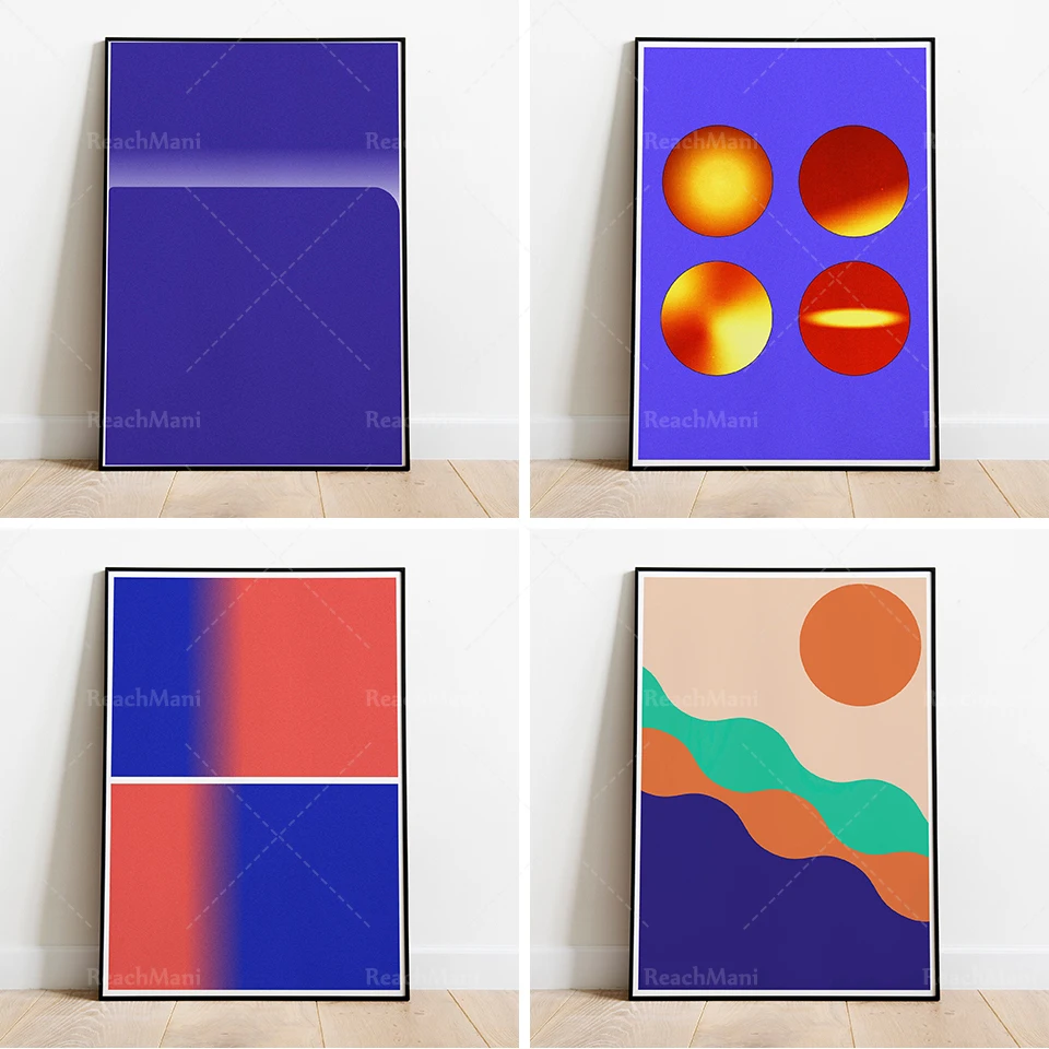 Number Thirteen | Graphic Design Print | Wall Art | Digital Poster | Bold Colour | Texture Design | Modern Bauhaus Art | Abstra