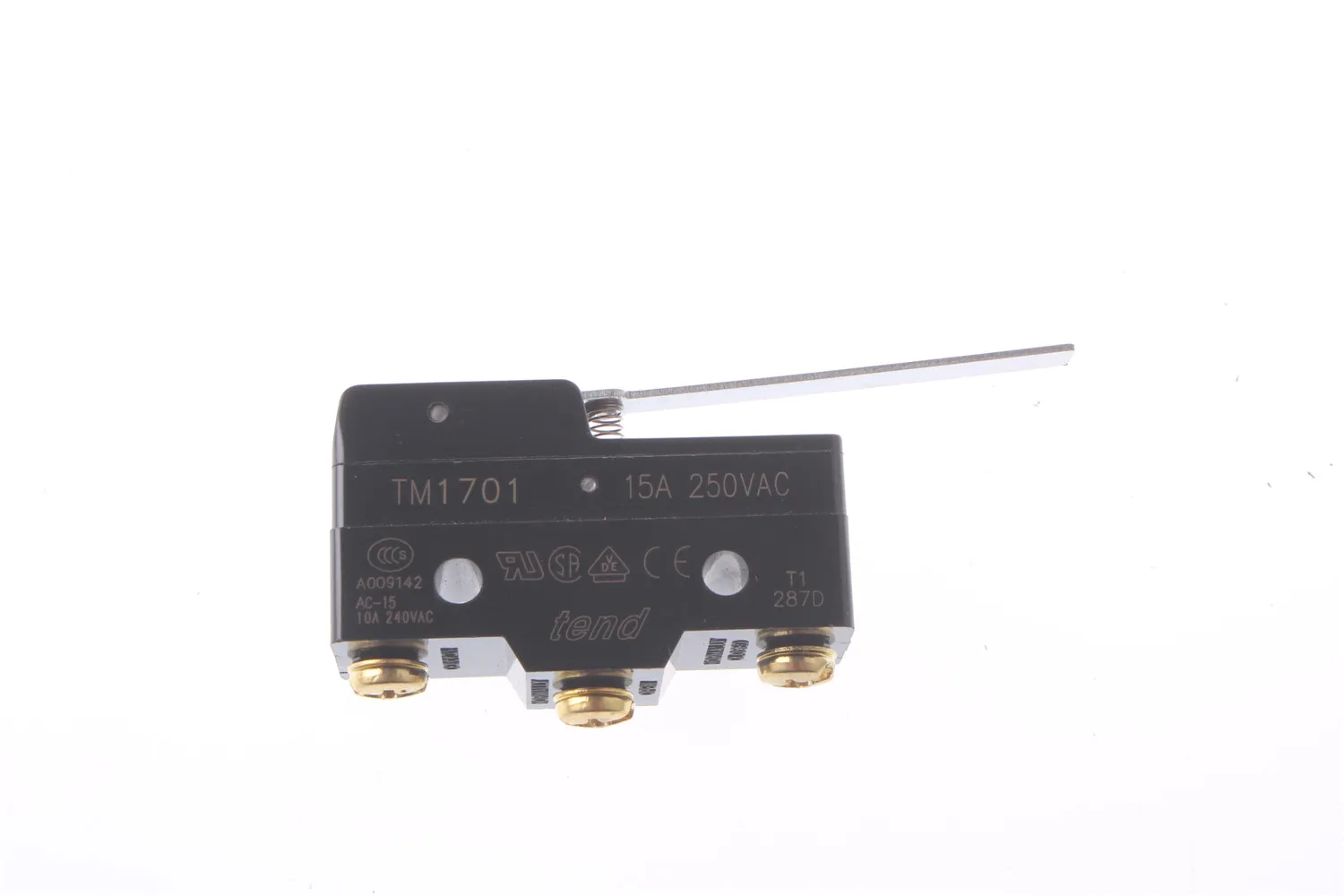 TM-1701 TM-1705 15A Micro Limit Switch Long Lever Arm SPDT Snap Action Home