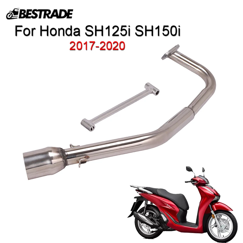 

Насадка на трубку для мотоцикла Honda SH125i SH150i 2017 2018 2019 2020, выхлопная Передняя средняя звеньевая труба, соединительная насадка, скользящая, 51 мм нержавеющая сталь