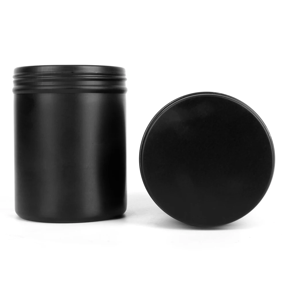 10pcs 200ml Black Candle Jars Empty Containers Metal Tin Round Aluminium for Wax Melt Making Kit DIY Storage