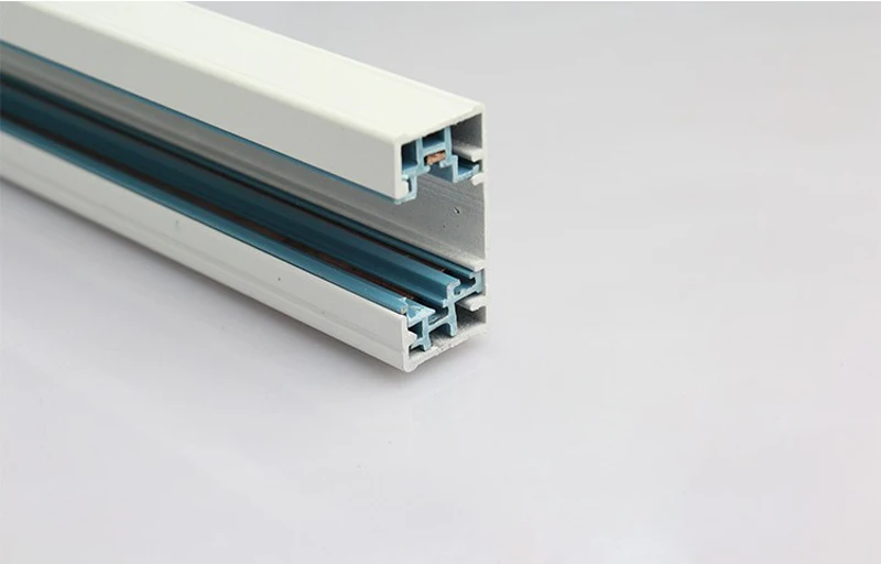  10pcs/lot 1m LED Track Light Rail 3 Wire Track Lighting Fixture Rail For Track Lights Universal Rails Track Lamp Rail